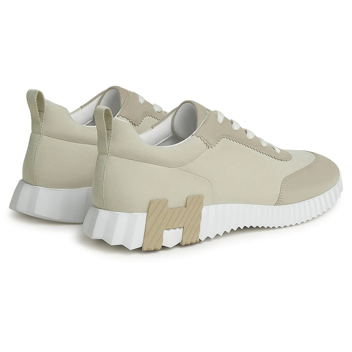 Baskets Hermès Bouncing Beige Glaise Beige Esquisse — vue 2