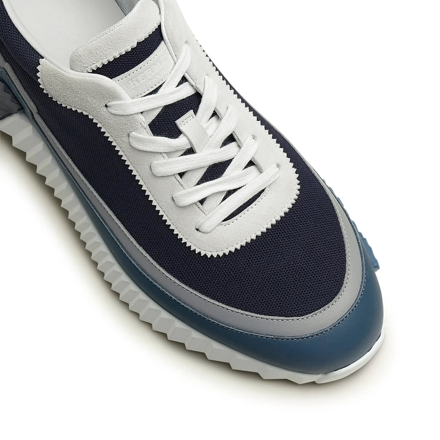 Baskets Hermès Bouncing Bleu Gris Blanc — vue 4
