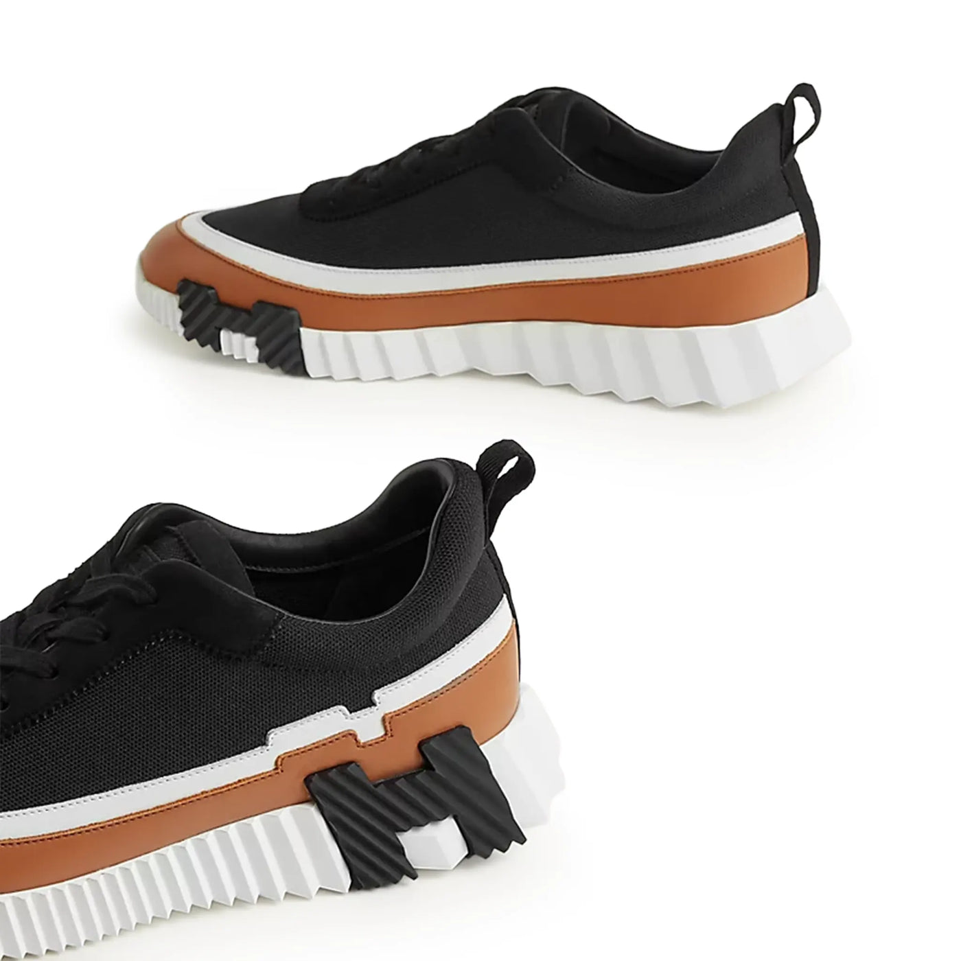 Baskets Hermès Bouncing Multicolore Noir — vue 5