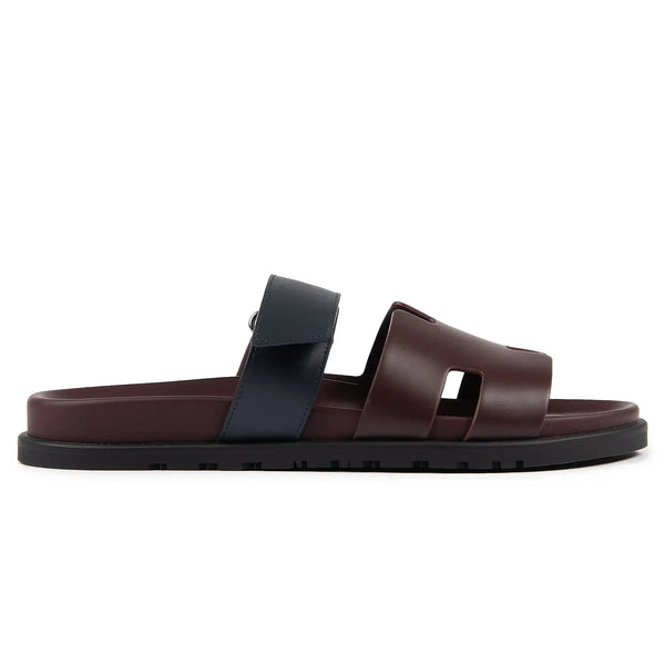 Sandales Hermès Chypre Calfskin Burgundy