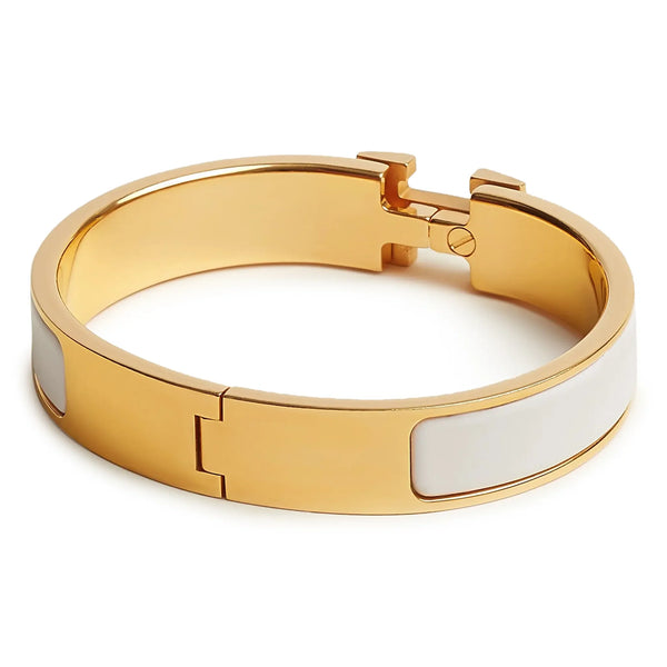Bracelet Hermès Clic H Blanc Bracelet — alt