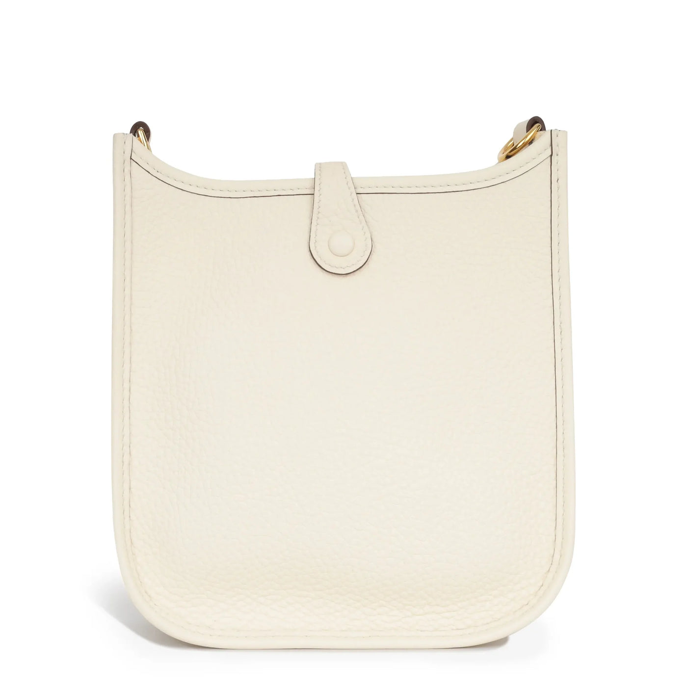 Sac à bandoulière Hermès Evelyne Mini 16 Nata Clemence Or Hardware — vue 3