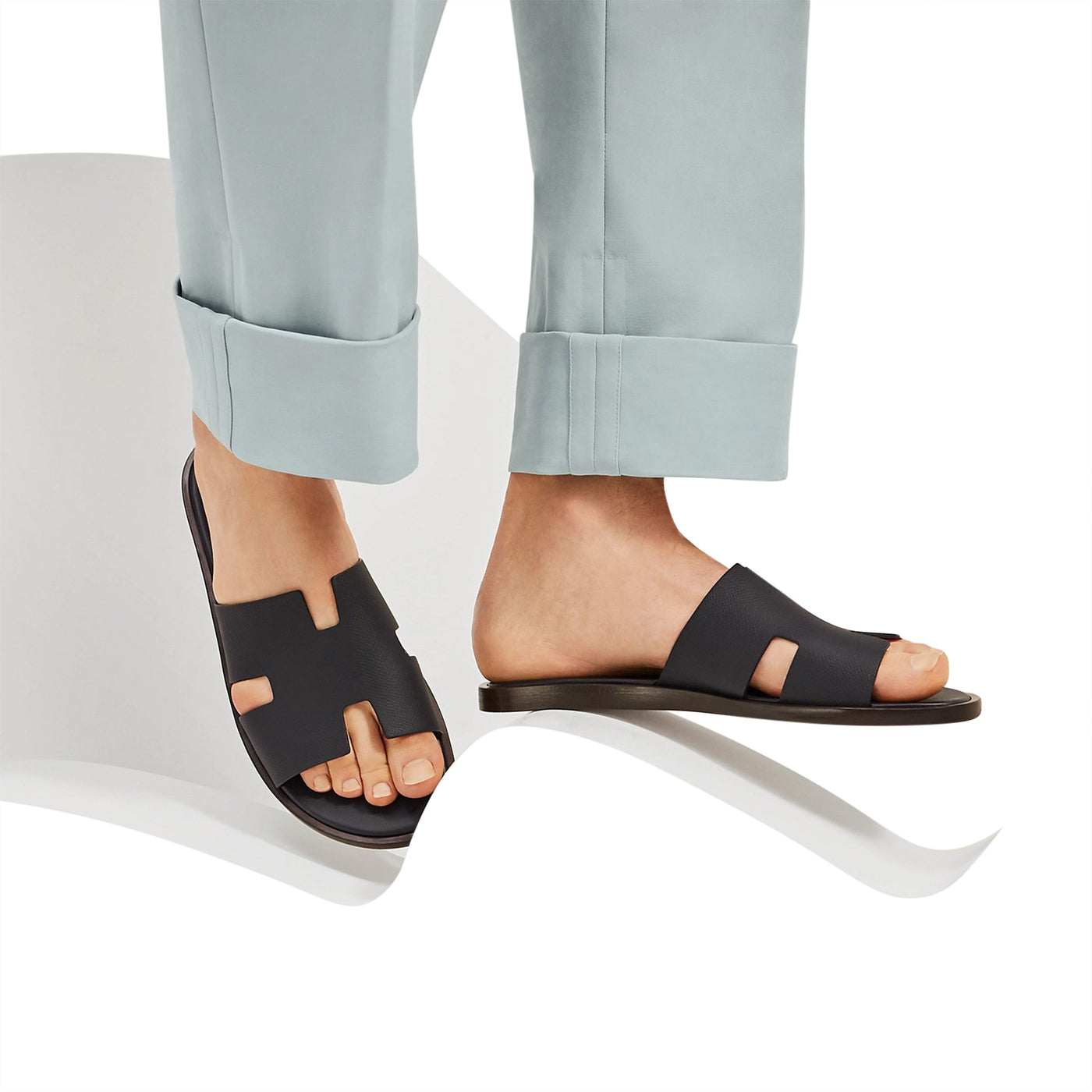 Sandales Hermès Izmir Marine — vue 5