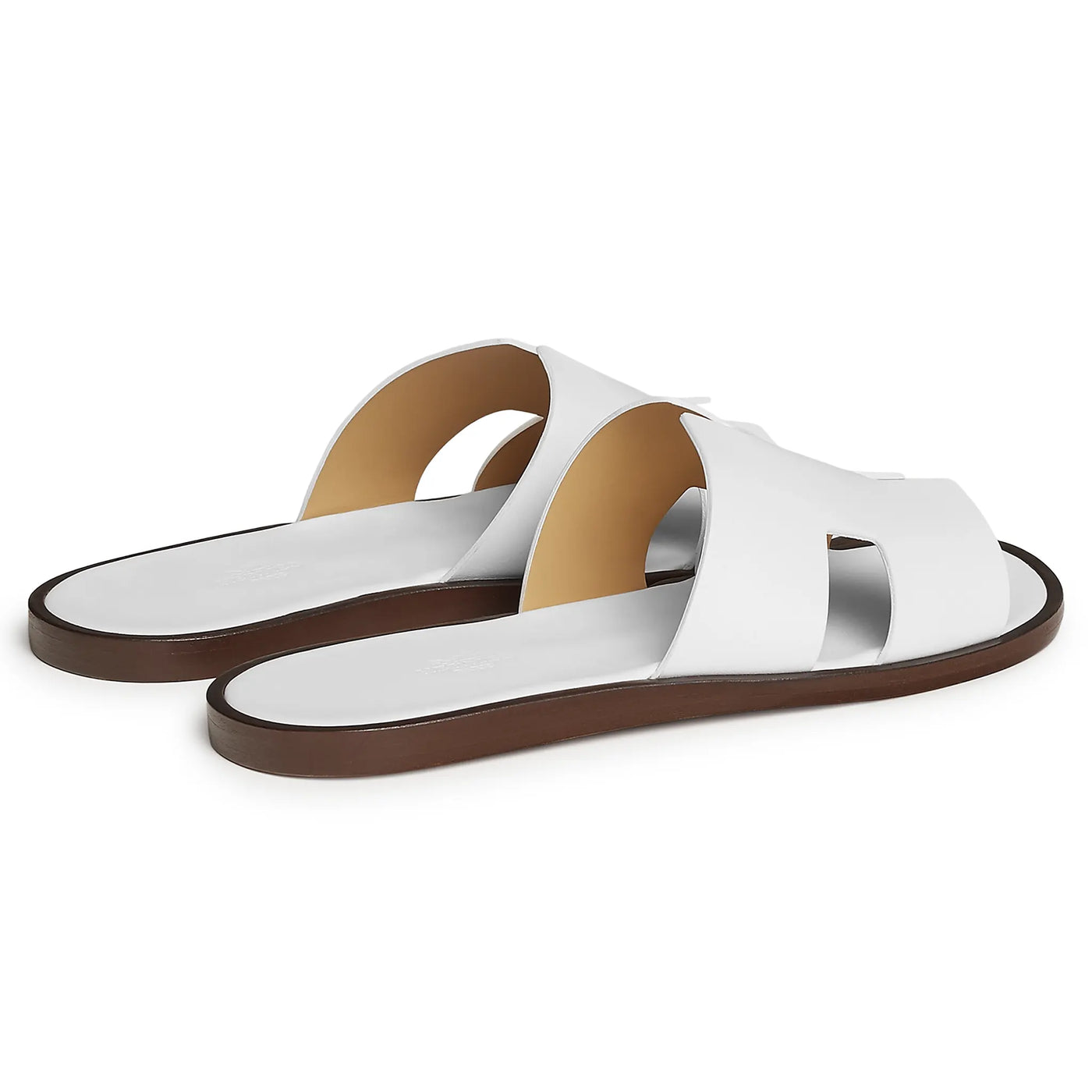 Sandales Hermès Izmir Blanc — vue 4