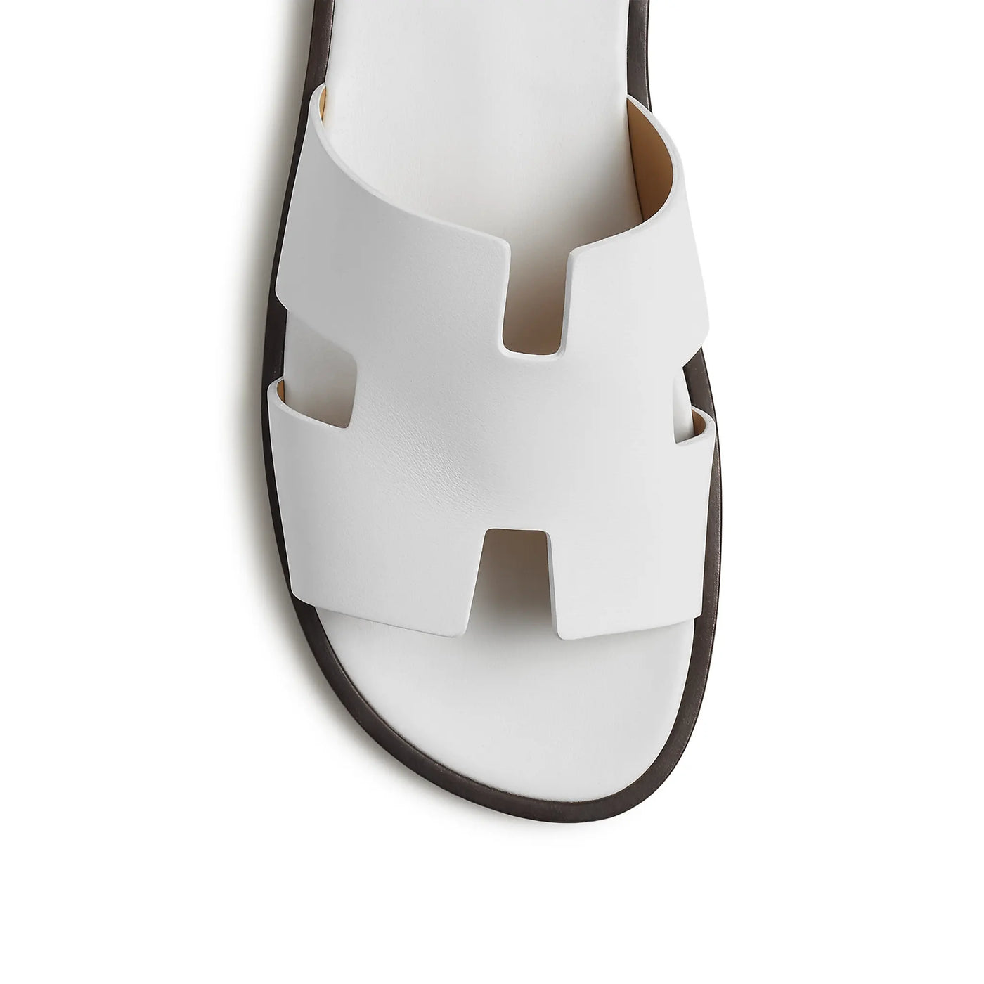 Sandales Hermès Izmir Blanc — vue 3