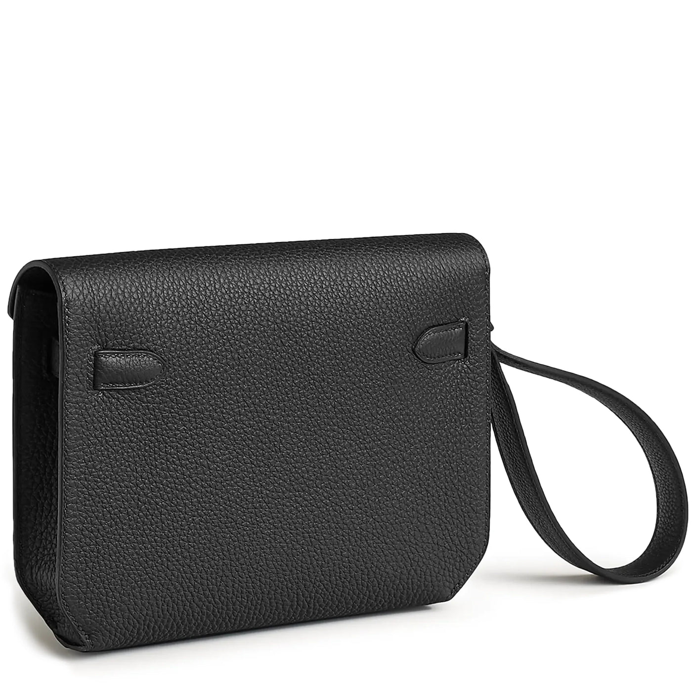 Pochette Hermès Kelly Depeches 25 Togo Monochrome Palladium Hardware — vue 2
