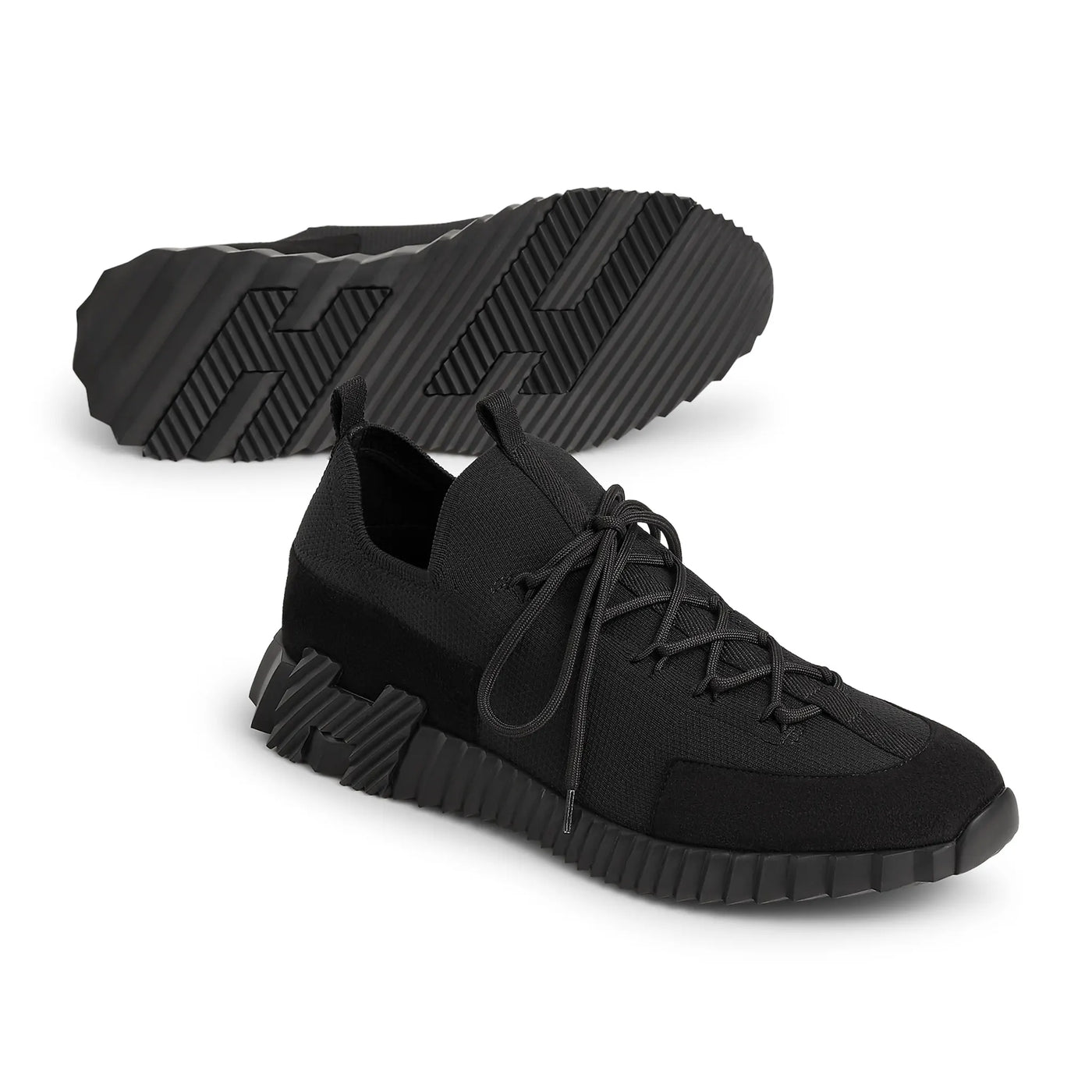 Baskets Hermès Lift Slip-on Noir — vue 4