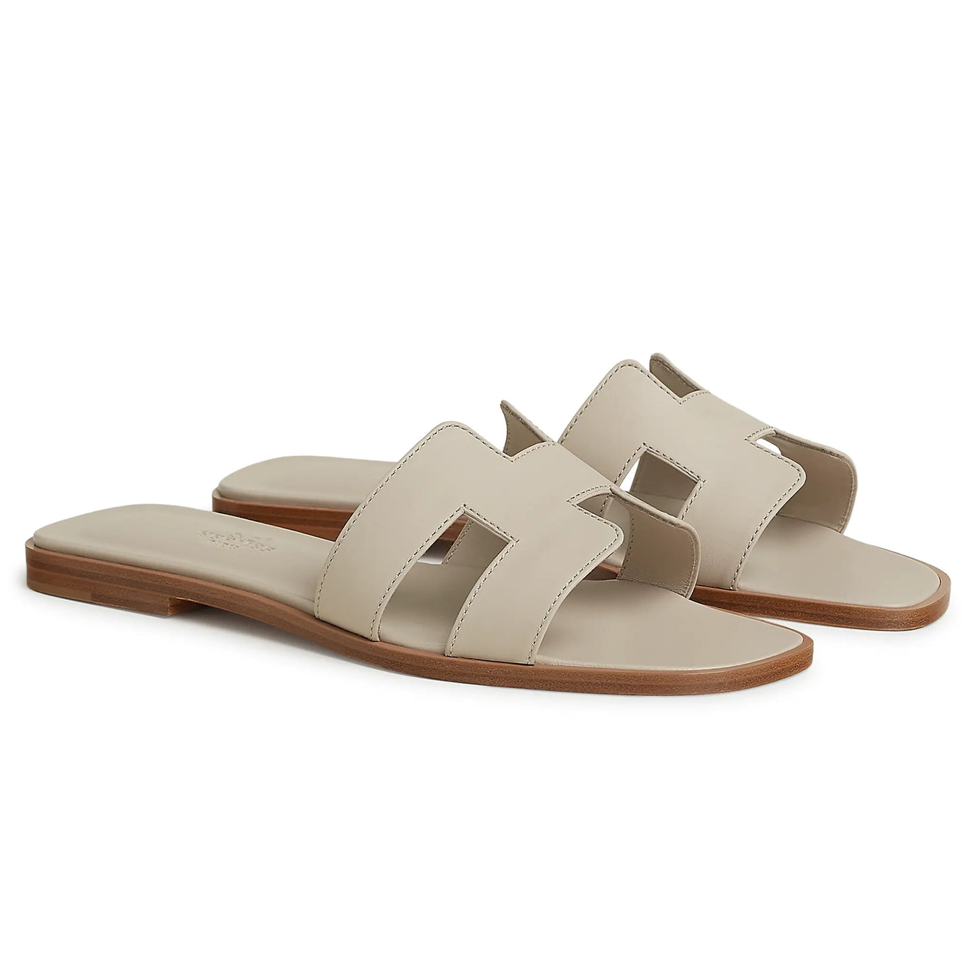Sandales Hermès Oran Beige Nomade — vue 2