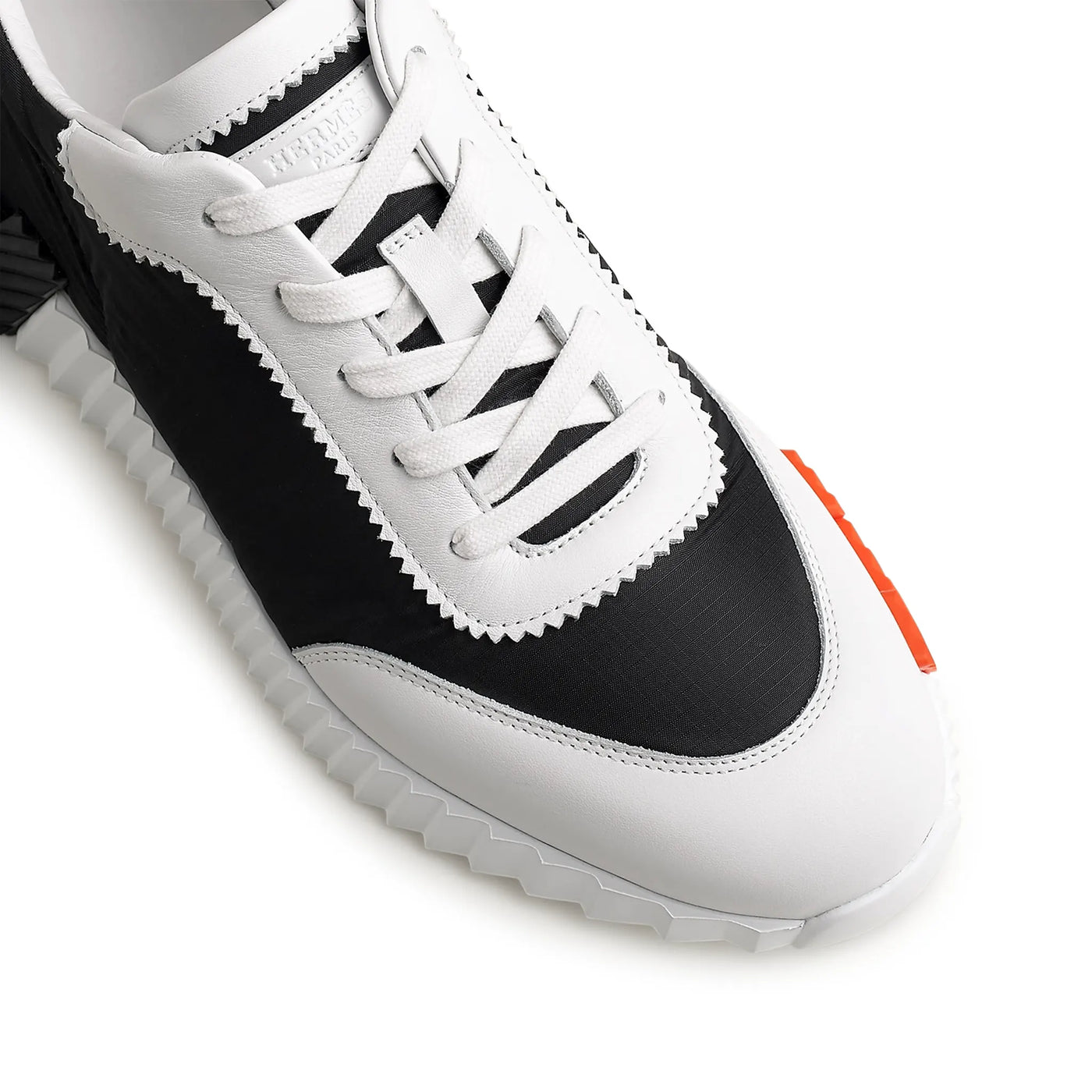 Baskets Hermès Ripstop Bouncing Noir Blanc — vue 3