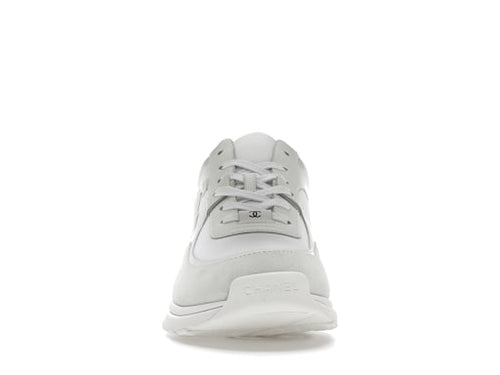 Baskets Chanel CC Daim Blanc — vue 2