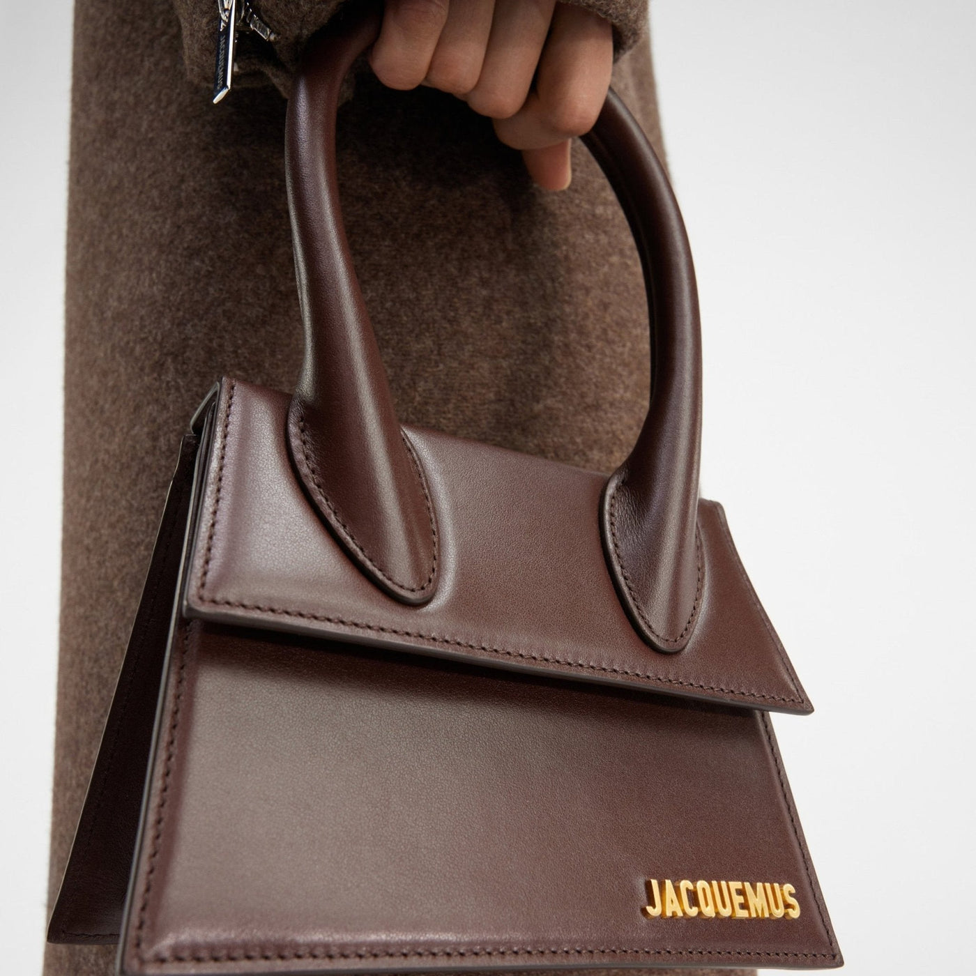 Sac Jacquemus le Chiquito Marron — vue 5