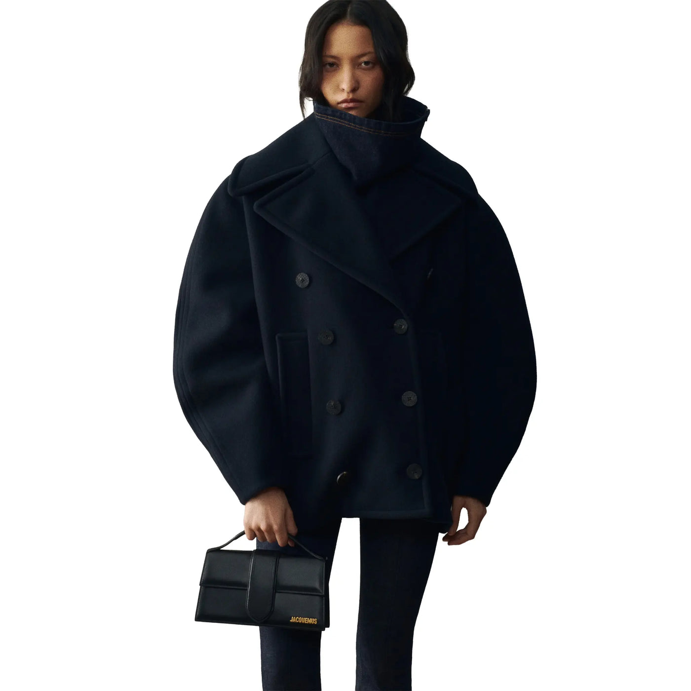 Sac à bandoulière Jacquemus Large Bambino Noir Crossbody — vue 6