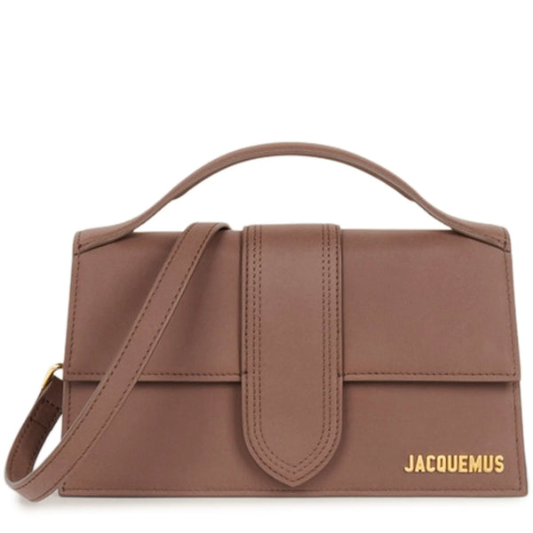 Sac à bandoulière Jacquemus Large Bambino Marron Suede Crossbody