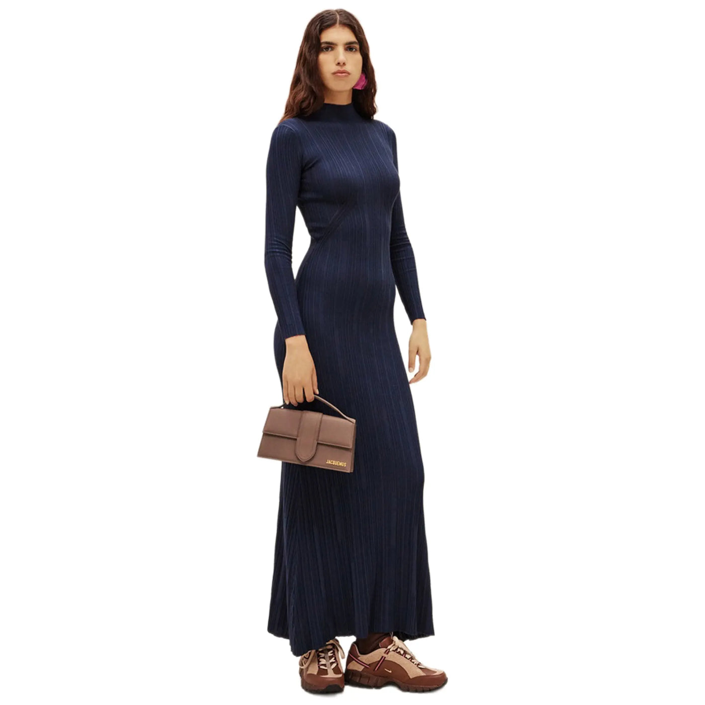 Sac à bandoulière Jacquemus Large Bambino Marron Suede Crossbody — vue 5