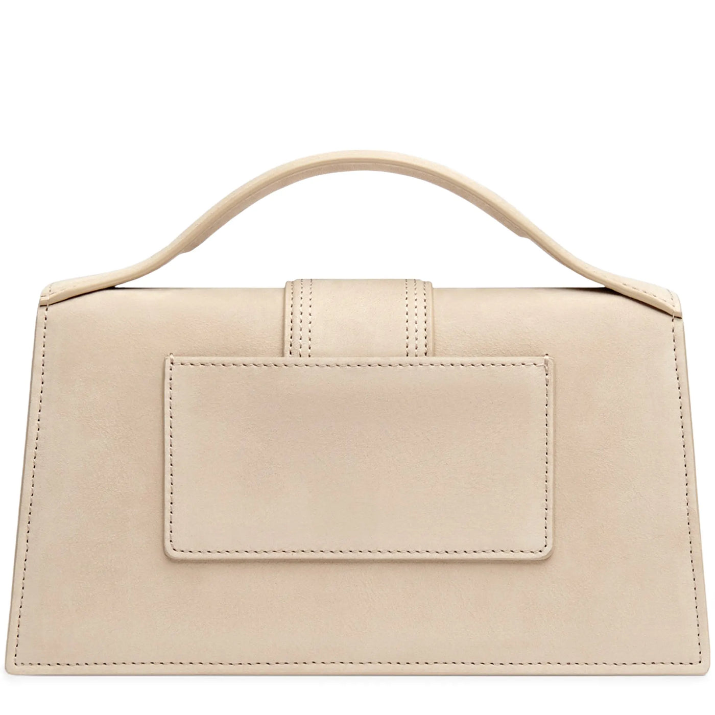 Sac à bandoulière Jacquemus Large Bambino Foncé Beige Suede Crossbody — vue 2