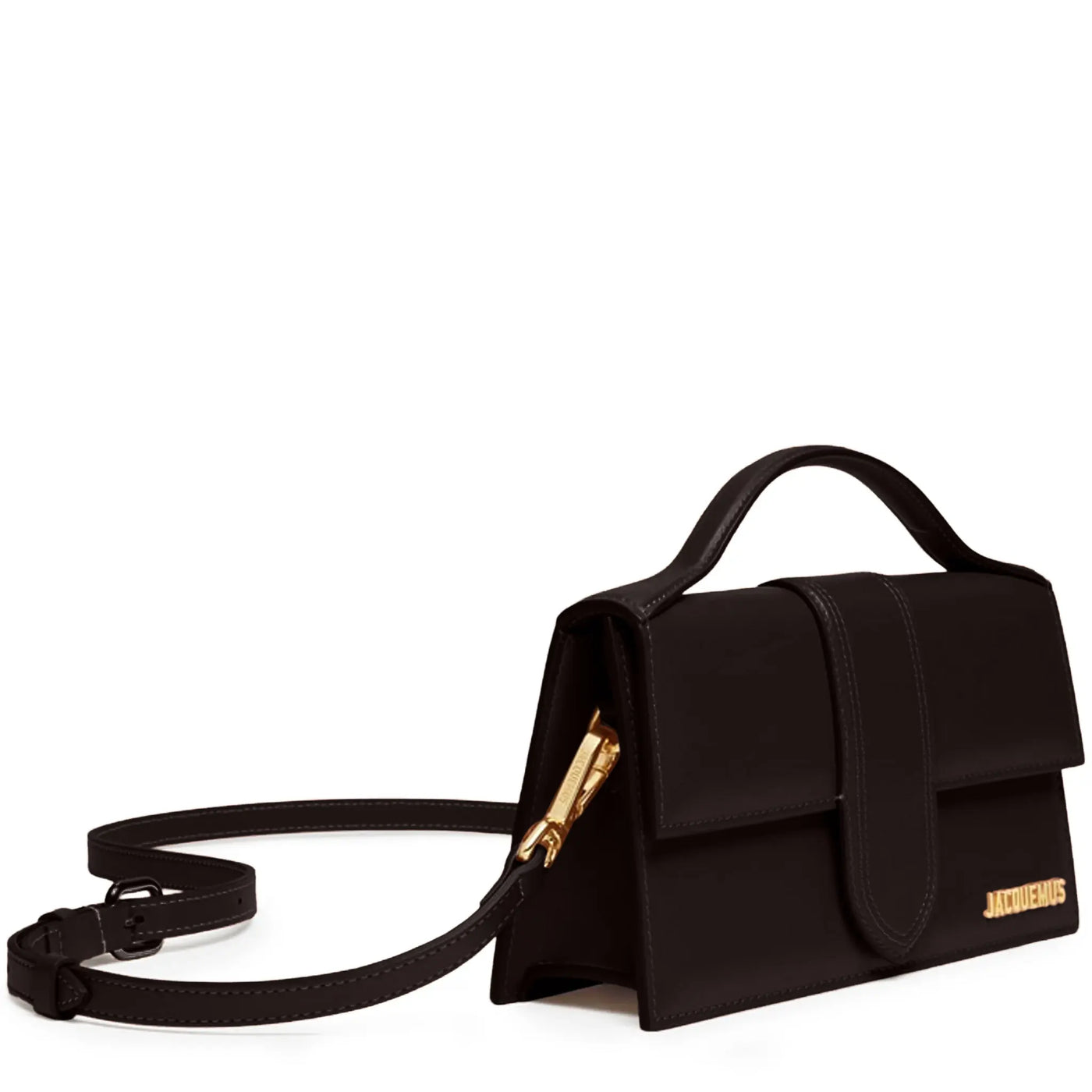 Sac à bandoulière Jacquemus Large Bambino Foncé Marron Crossbody — vue 3