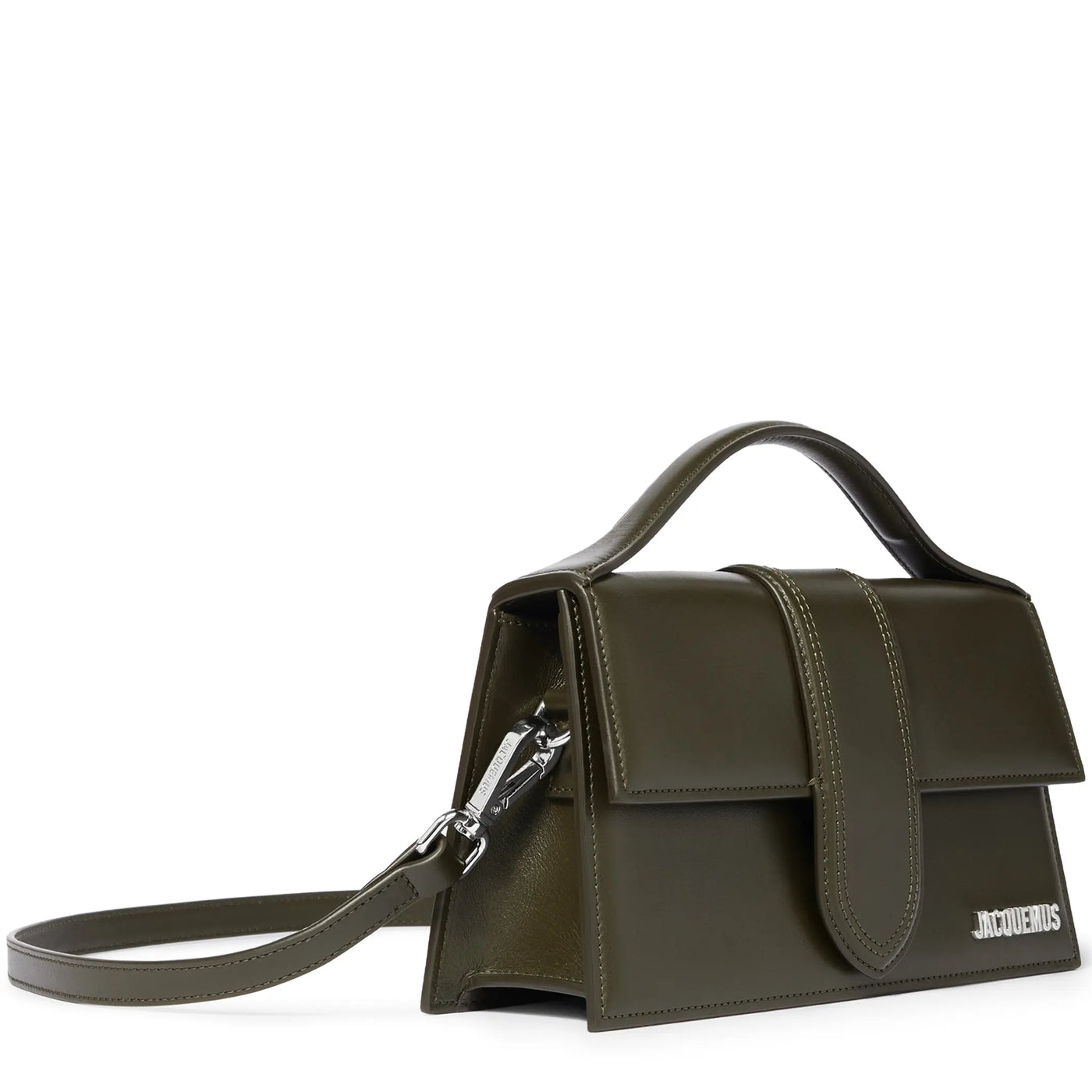Sac à bandoulière Jacquemus Large Bambino Foncé Khaki Crossbody — vue 3