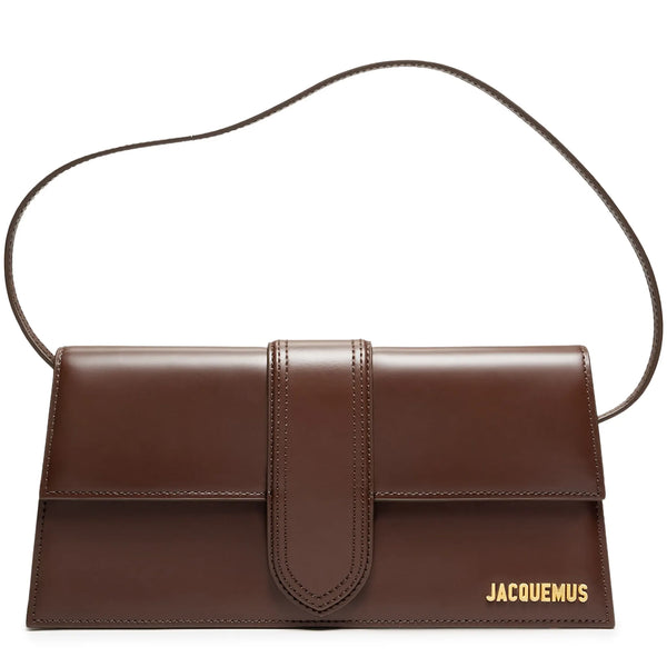 Sac à bandoulière Jacquemus le Bambino Long Flap Marron Shoulder