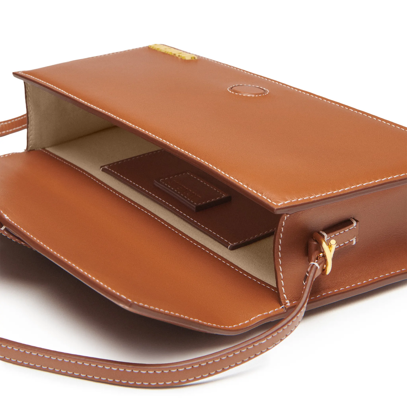 Sac à bandoulière Jacquemus le Bambino Long Flap Clair Marron Shoulder — vue 4