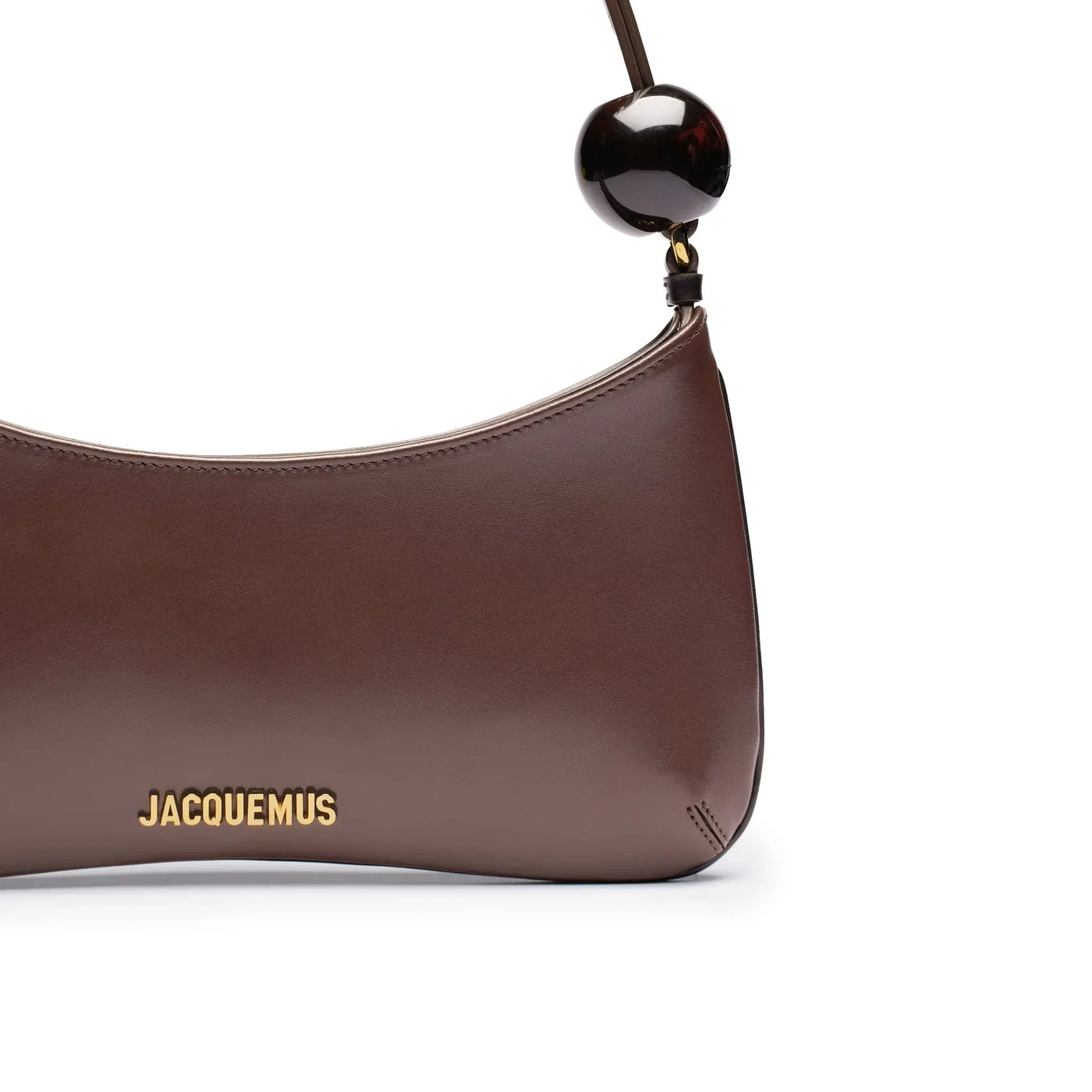 Sac à bandoulière Jacquemus le Bisou Perle Medium Marron Shoulder — vue 7
