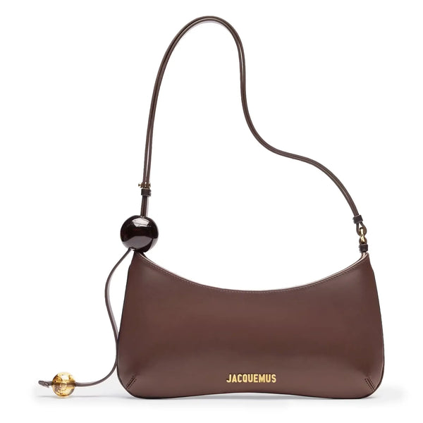 Sac à bandoulière Jacquemus le Bisou Perle Medium Marron Shoulder