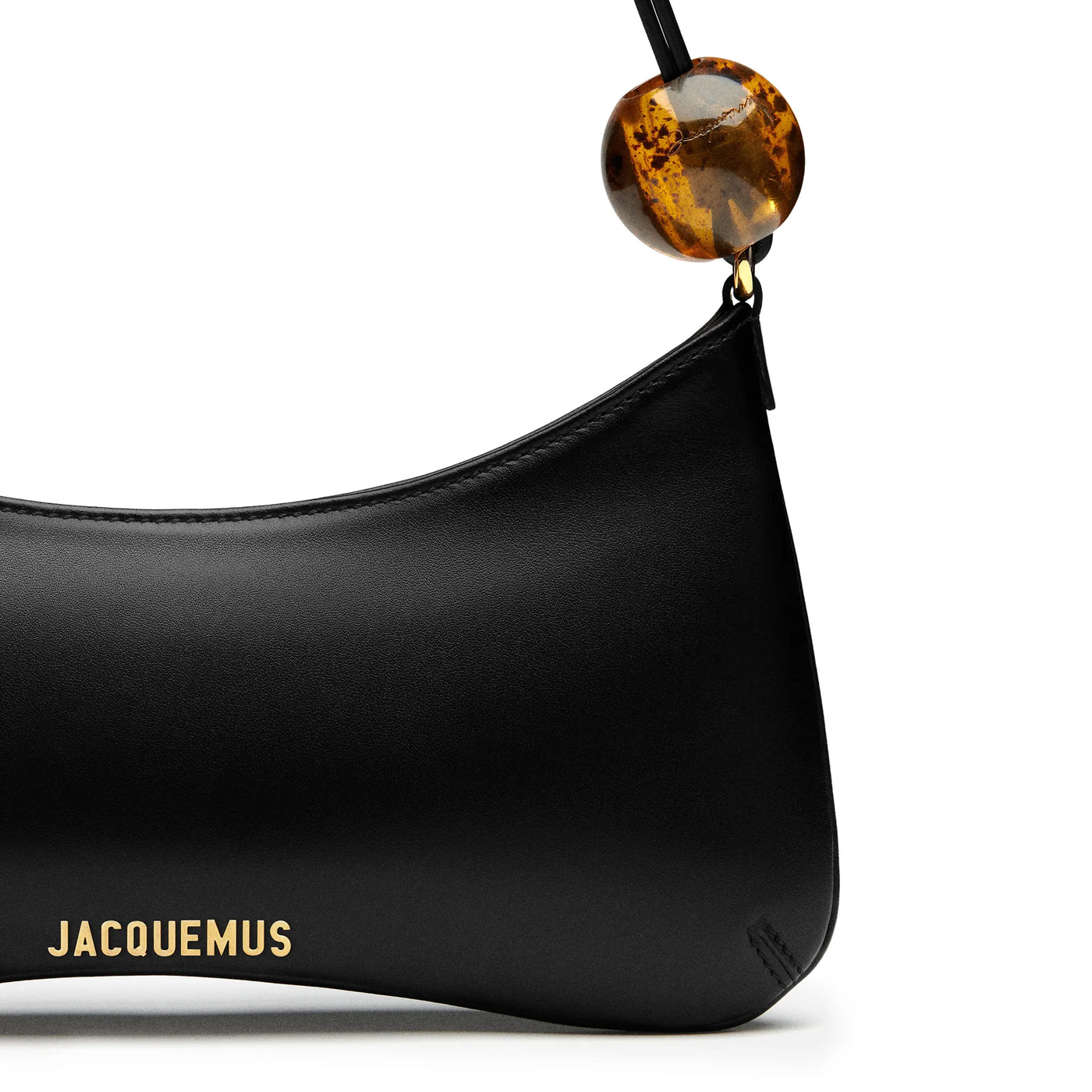 Sac à bandoulière Jacquemus les Classiques the Bisou Perle Beaded Noir Shoulder — vue 6