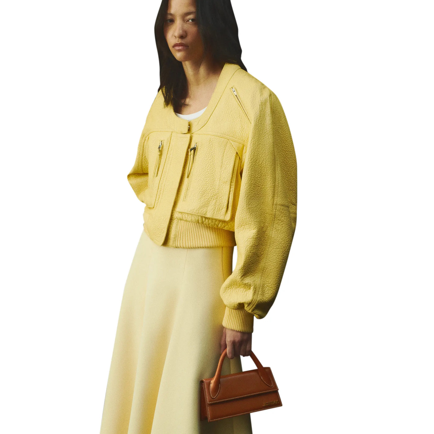Sac à main Jacquemus Long Chiquito Signature Clair Marron — vue 2