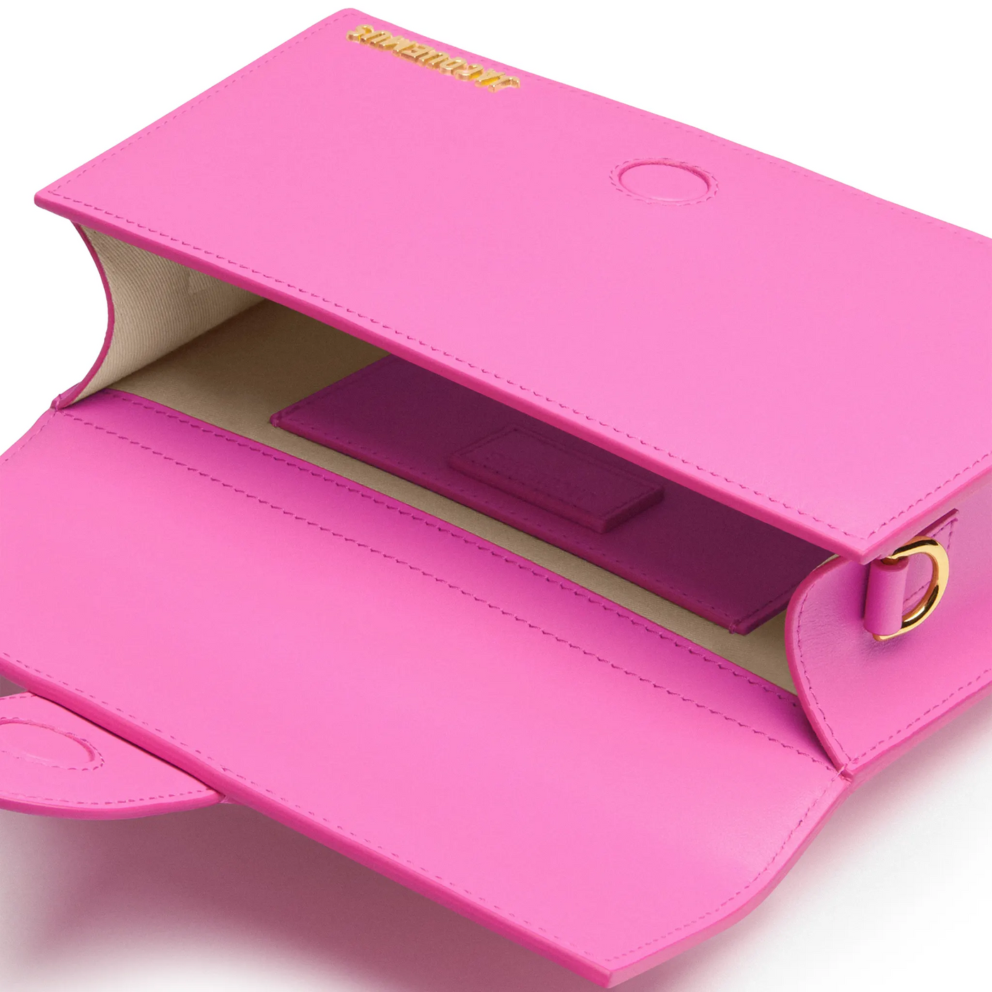 Sac à bandoulière Jacquemus Large Bambino Neon Rose Crossbody — vue 5