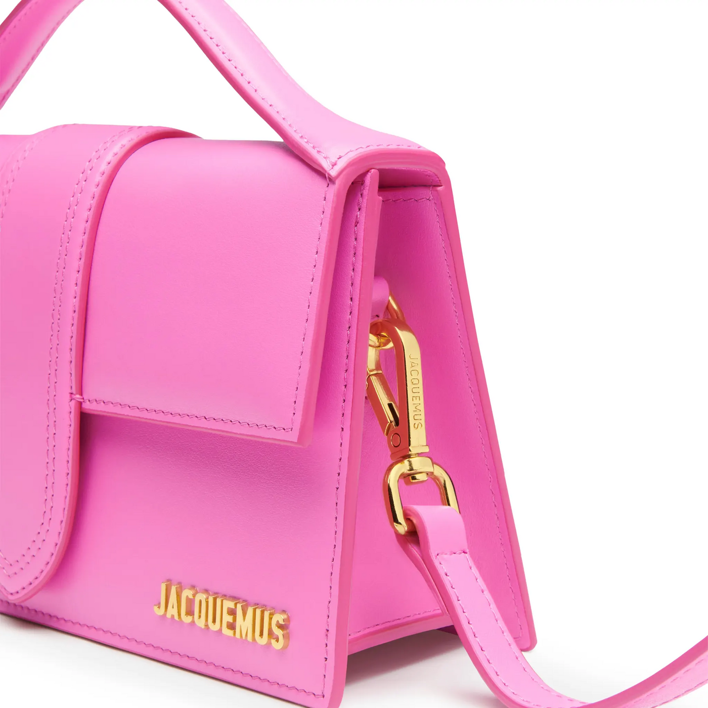 Sac à bandoulière Jacquemus Large Bambino Neon Rose Crossbody — vue 4