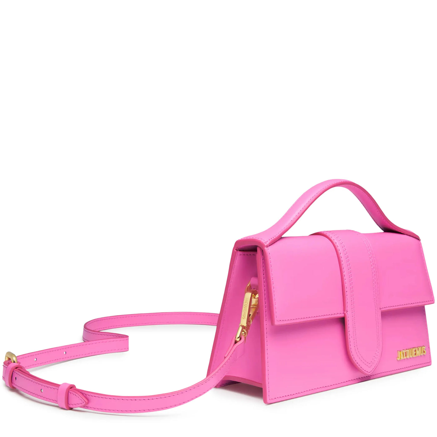 Sac à bandoulière Jacquemus Large Bambino Neon Rose Crossbody — vue 3