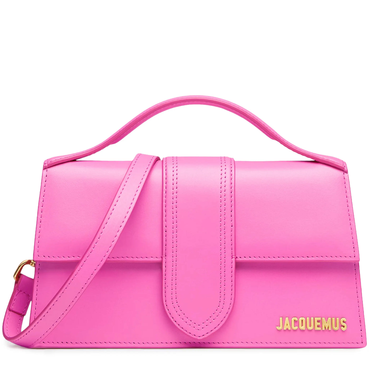 Sac à bandoulière Jacquemus Large Bambino Neon Rose Crossbody