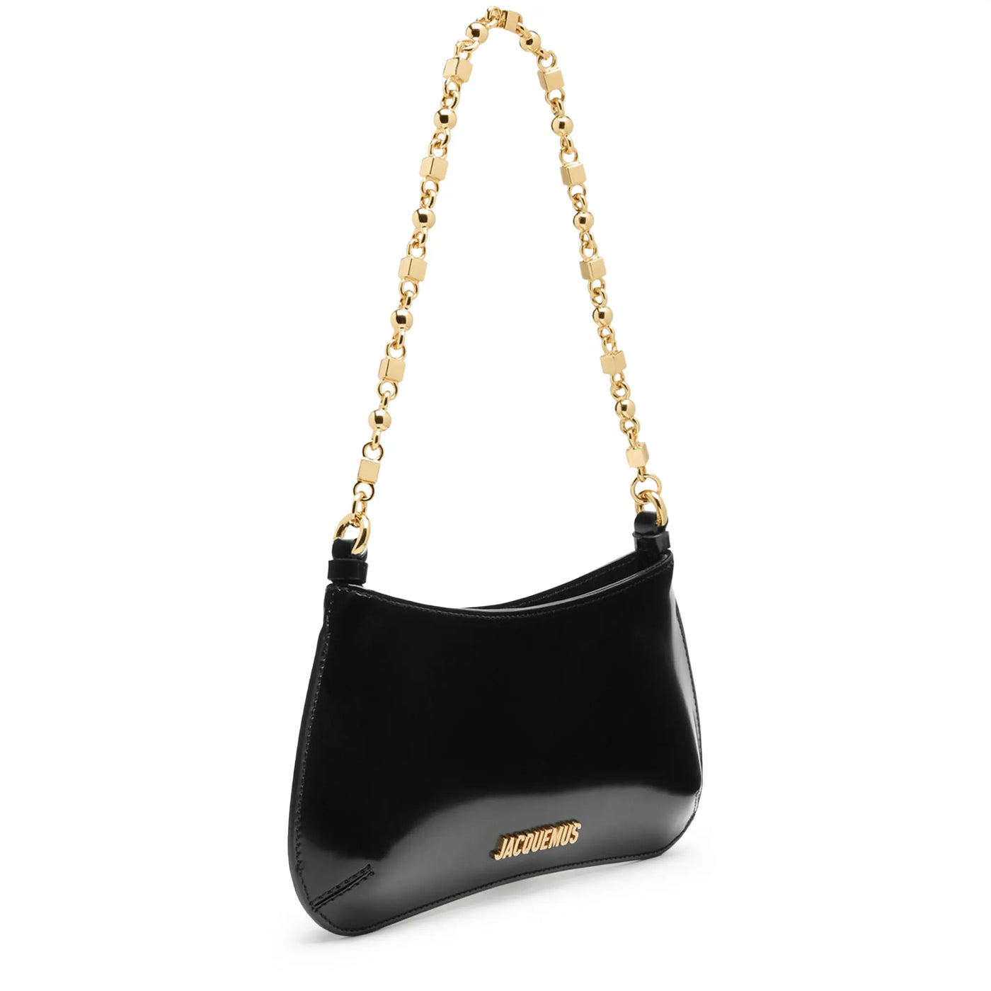 Sac à bandoulière Jacquemus the Bisou Chain Small Noir Shoulder — vue 3