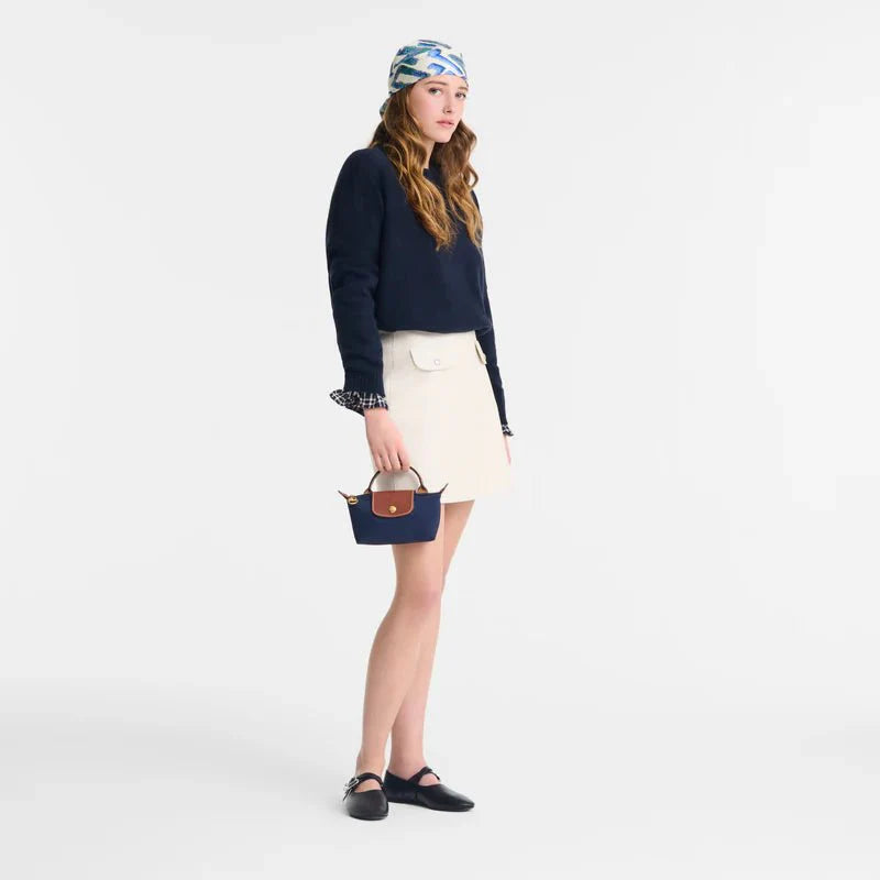 Pochette Longchamp le Pliage Original Marine — vue 2