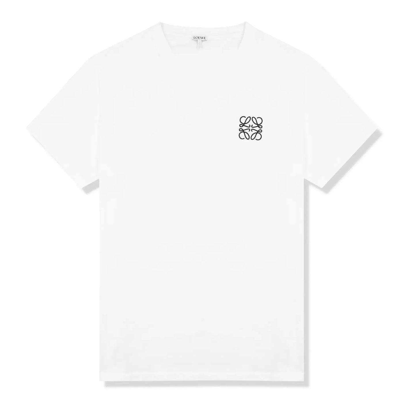 T-Shirt Loewe Anagram Chest Logo Blanc T Shirt