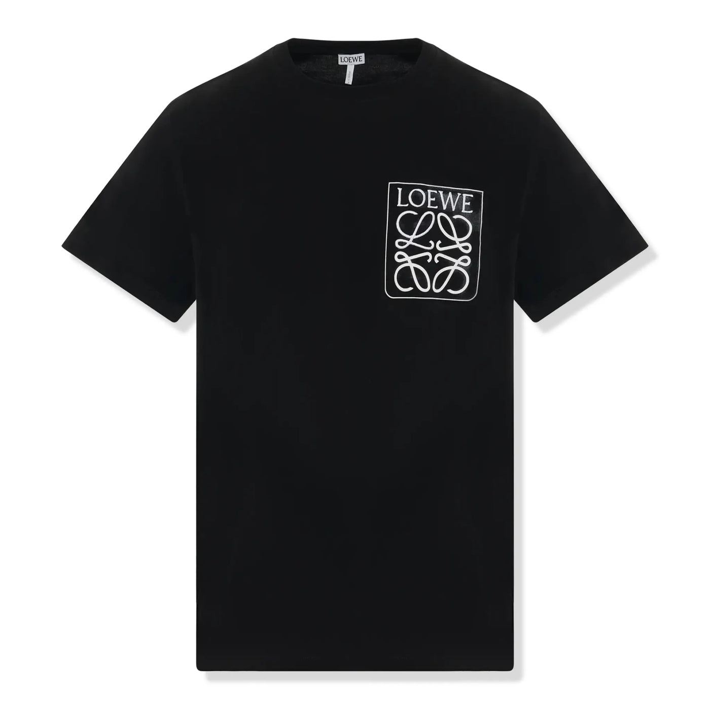 T-Shirt Loewe Anagram Fake Pocket Noir T Shirt