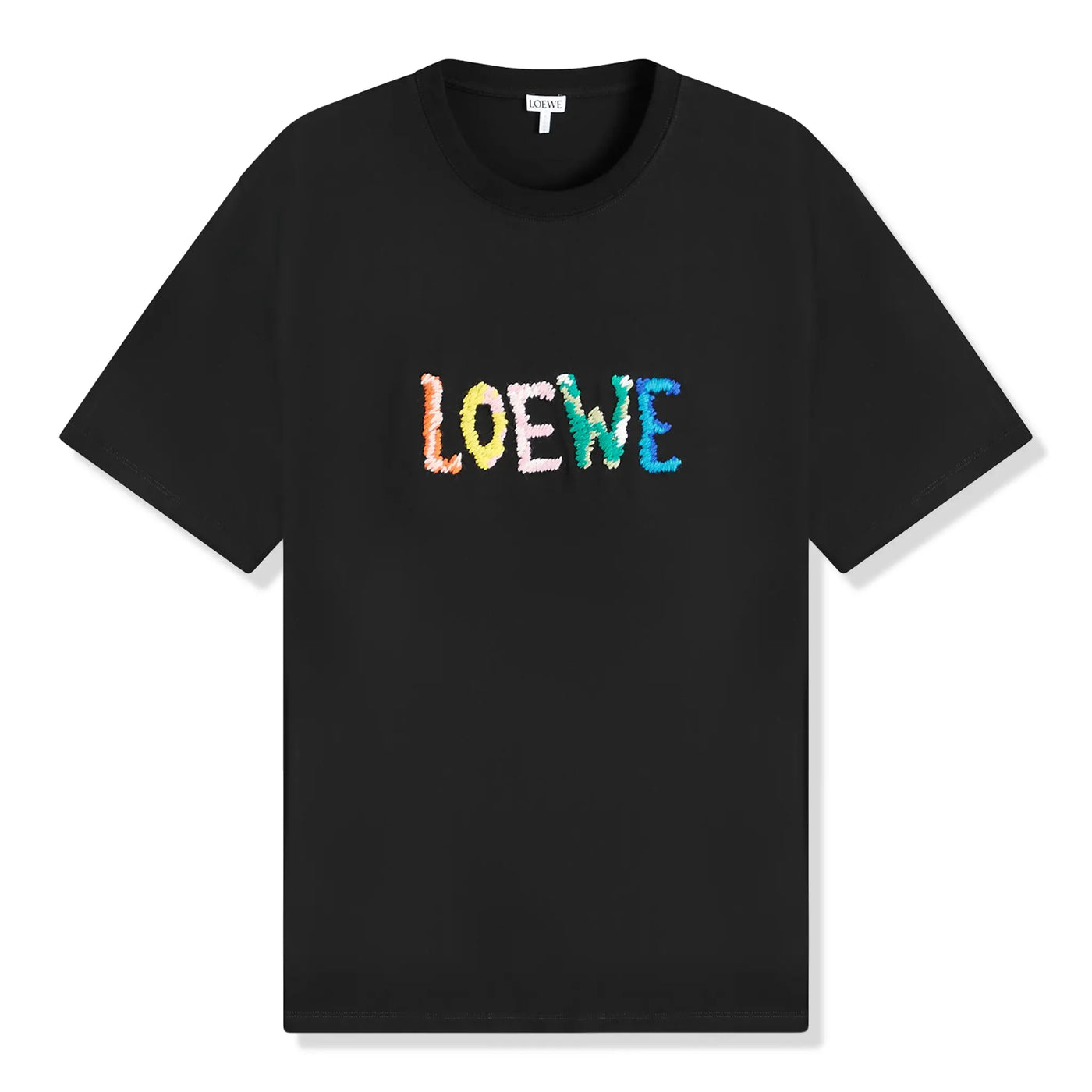 T-Shirt Loewe Embroidered Relaxed Fit Noir T Shirt