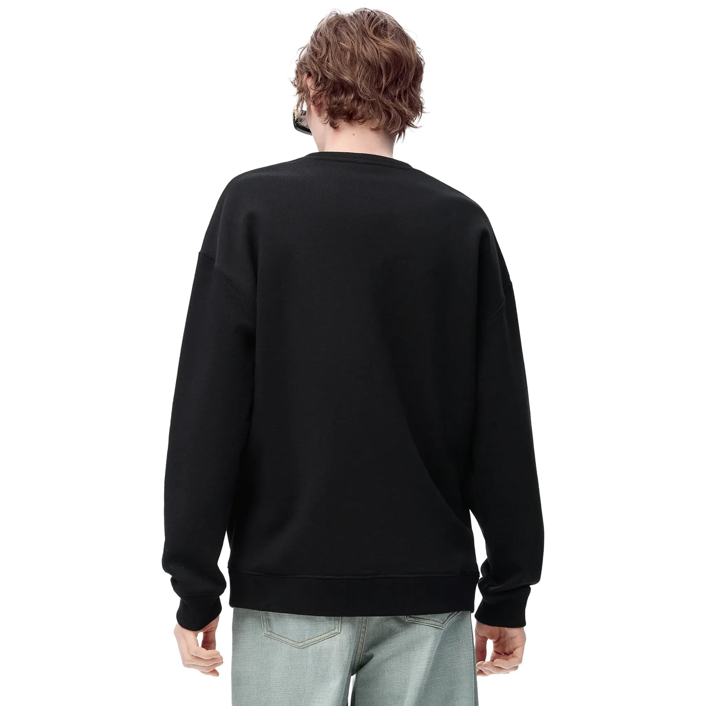Sweat Loewe Regular Fit Cotton Noir — vue 2