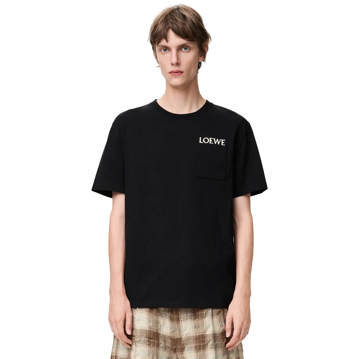 T-Shirt Loewe Relaxed Fit Cotton Noir T-shirt — vue 3