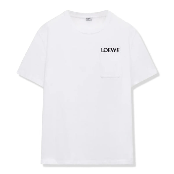T-Shirt Loewe Relaxed Fit Cotton Blanc T-shirt