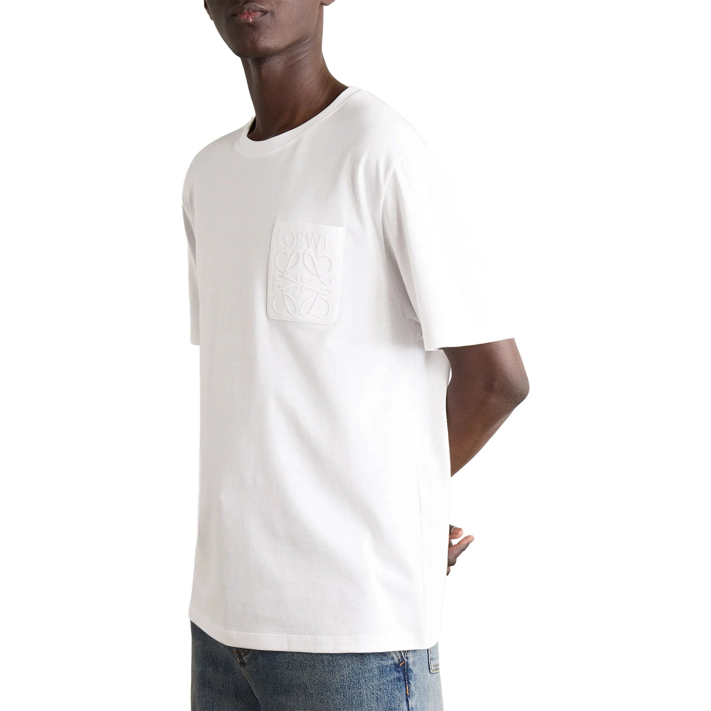 T-Shirt Loewe Relaxed Fit Blanc T Shirt — vue 3