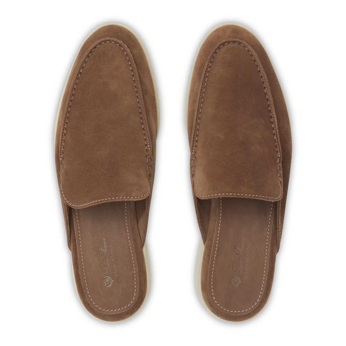 Mocassins Loro Piana Babouche Walk Suede Reikan — vue 5