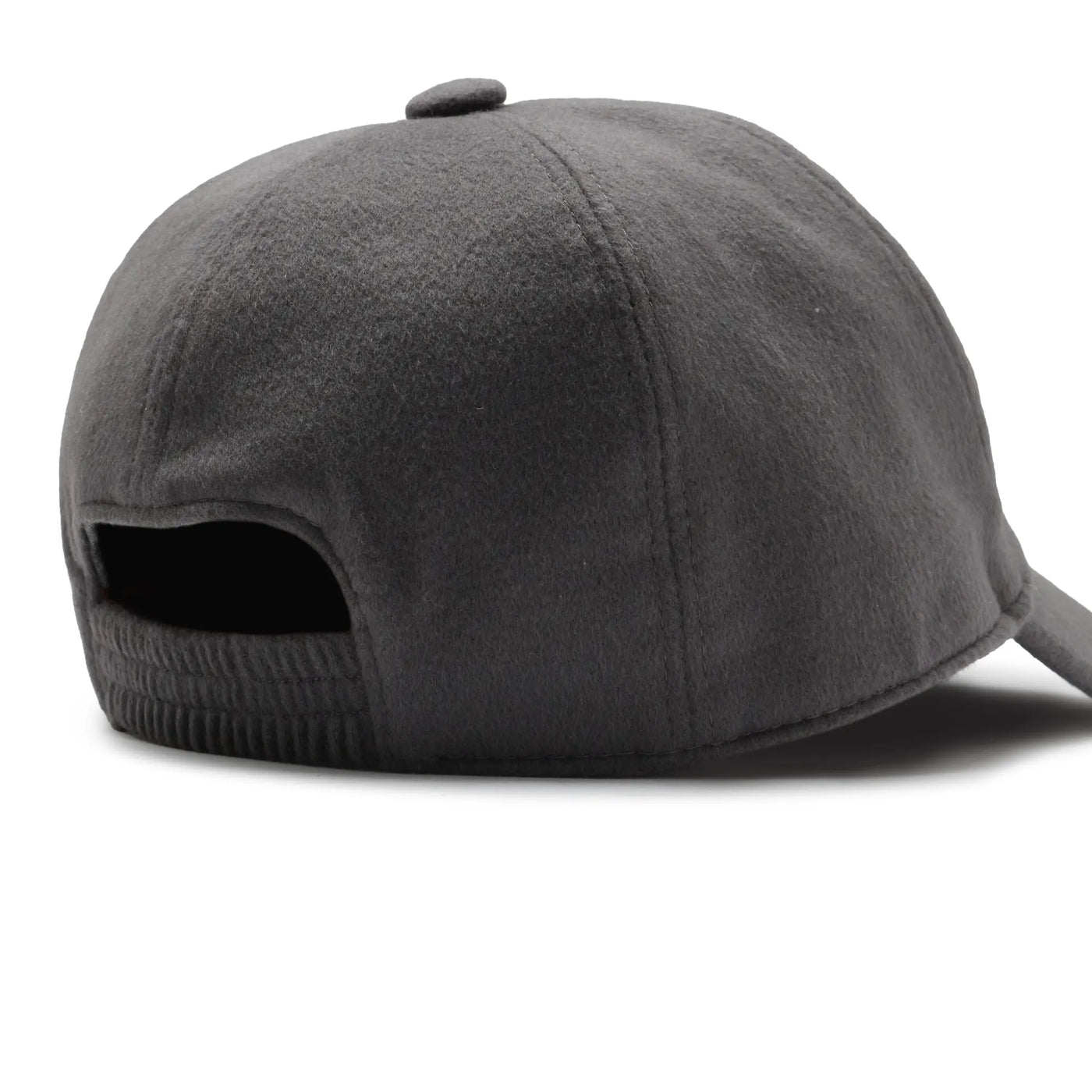 Casquette Loro Piana Cashmere Storm System Gris Baseball — vue 3