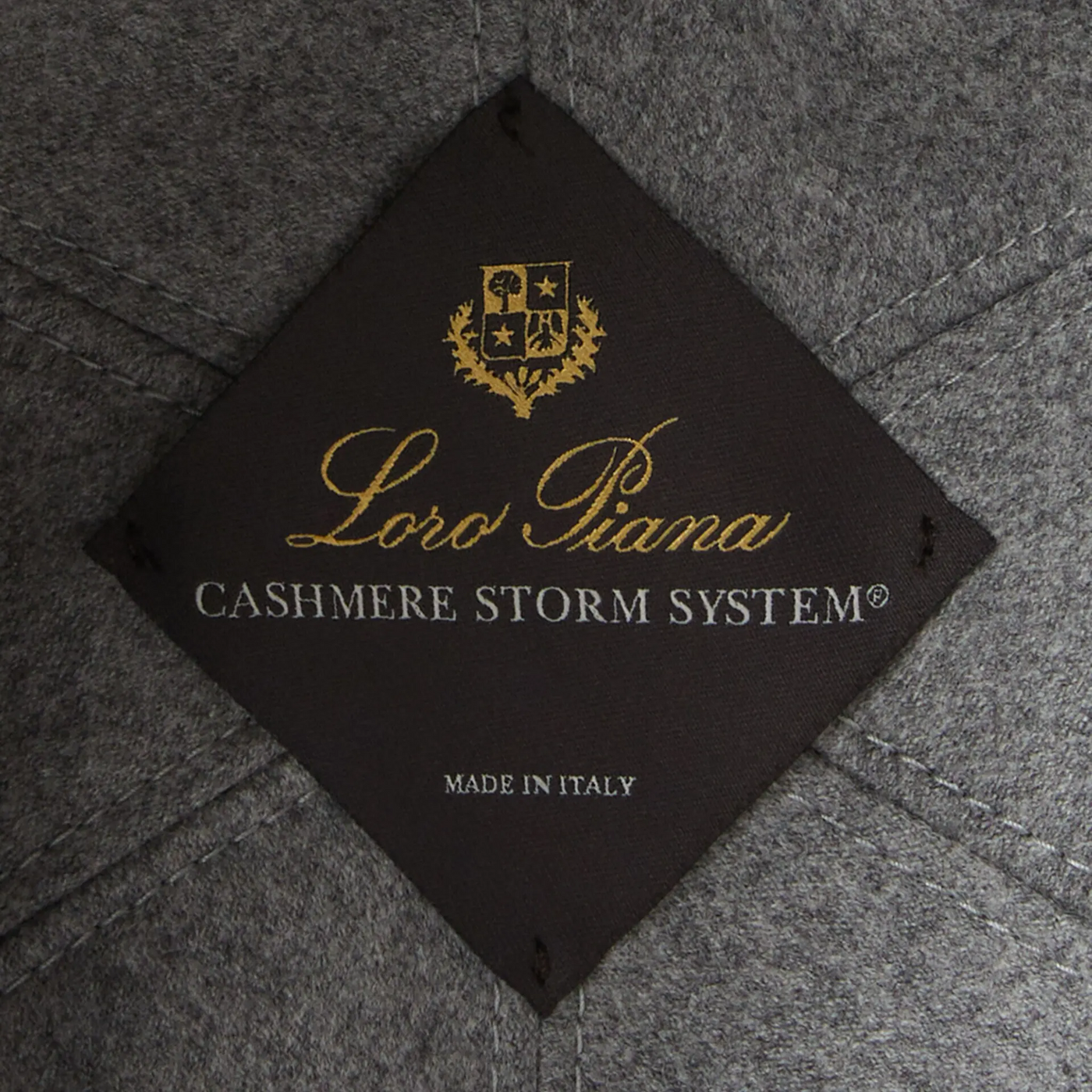 Casquette Loro Piana Cashmere Storm System Storm Baseball — vue 4