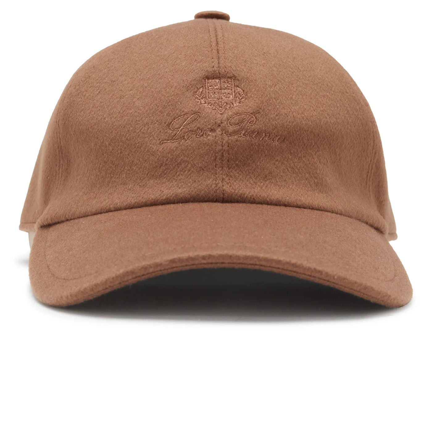 Casquette Loro Piana Cashmere Storm System Velvet Marron Baseball — vue 2