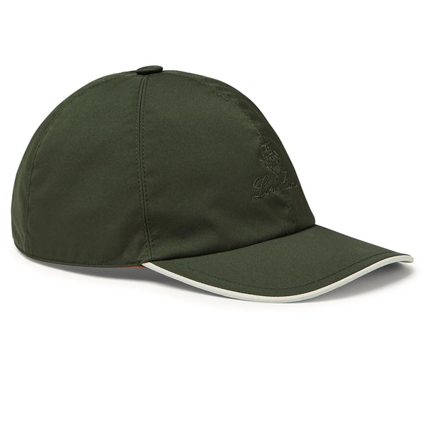Casquette Loro Piana Microfibre Storm System Ireland Vert Ivoire Baseball