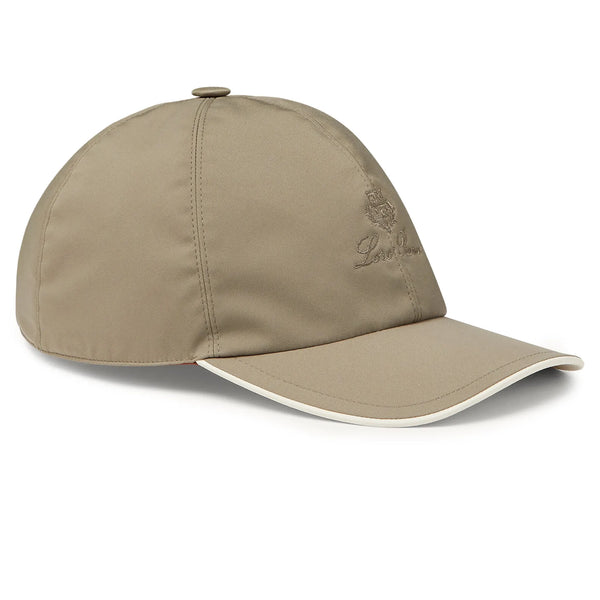 Casquette Loro Piana Microfibre Storm System Thyme Ivoire Baseball