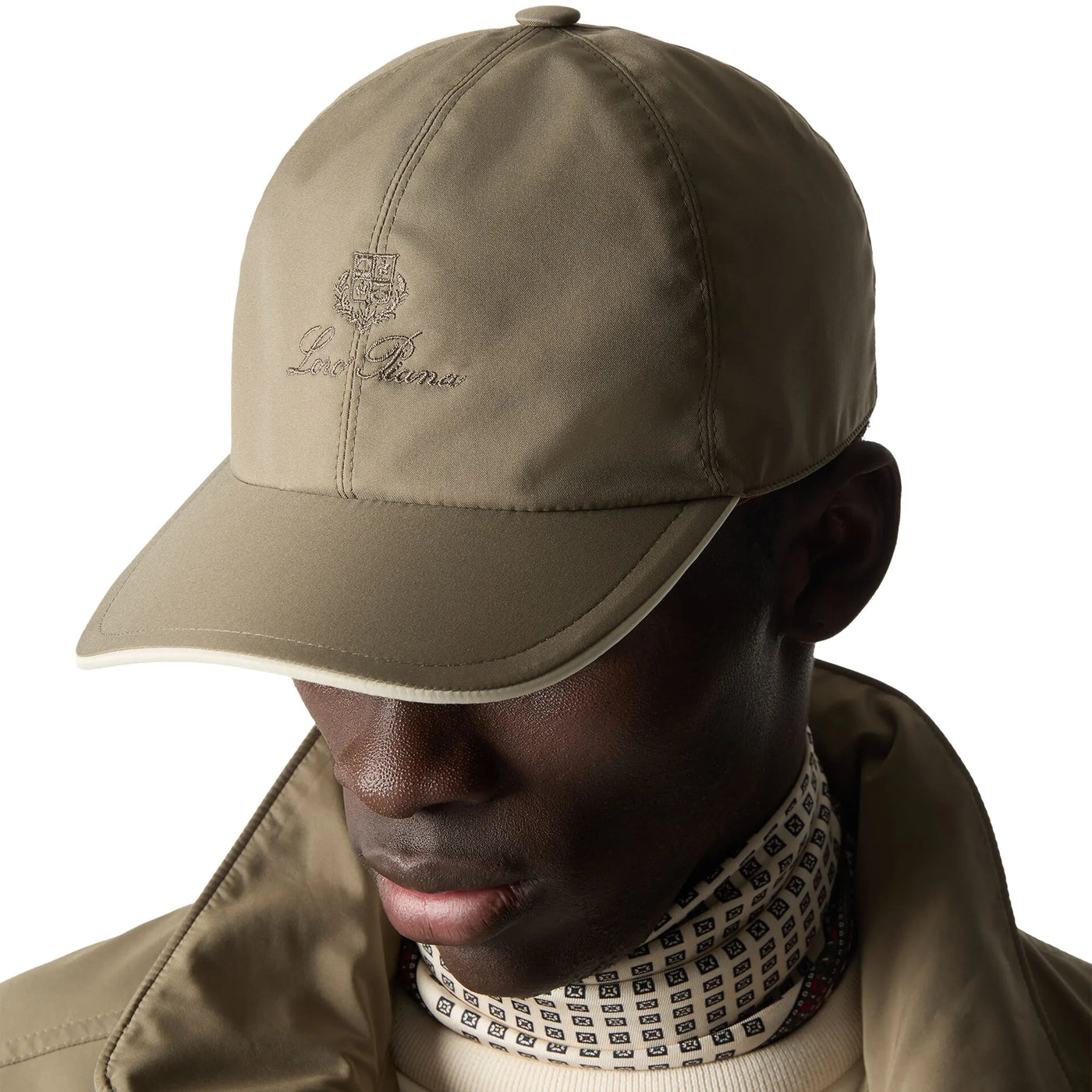 Casquette Loro Piana Microfibre Storm System Thyme Ivoire Baseball — vue 2