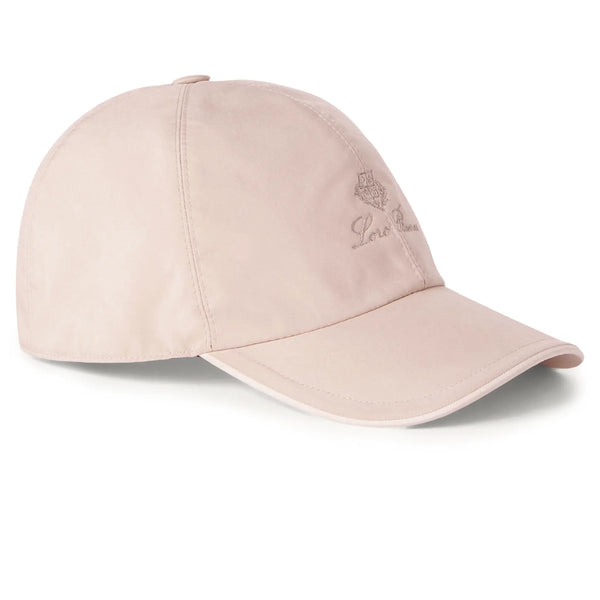 Casquette Loro Piana Microfibre Storm System Wind Bicolore Ivoire Baseball