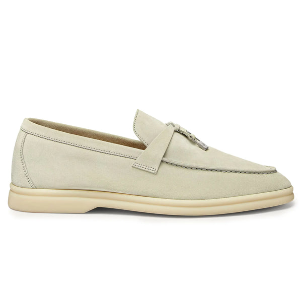 Mocassins Loro Piana Summer Charms Suede Deep Ice