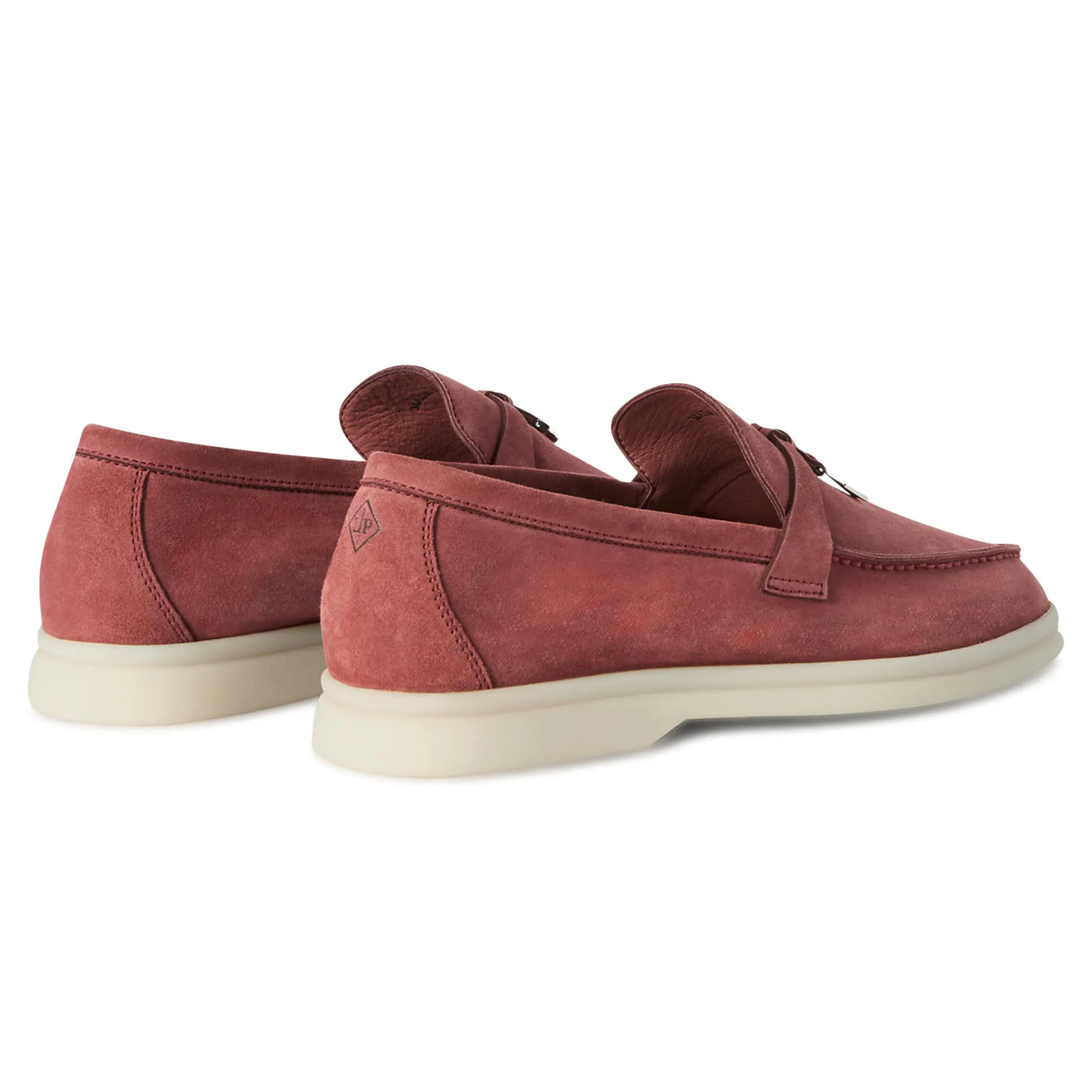 Mocassins Loro Piana Summer Charms Suede Rouge Orchid — vue 4